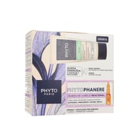 Phytophanère Tratamiento Anticaída del Cabello Reactiva 12x5ml + Phyto Volume Champú Voluminizador 100ml