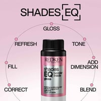 Redken Shades EQ Gloss Bonder Inside Colorazione Demi-Permanente per Capelli 07NA Pewter 60ml