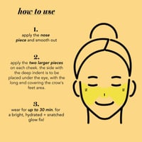 Saturday Skin Yuzu Vitamin C Butterfly Hydrogel Mask 4x40g