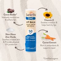 Suntribe Zinc Lip Balm SPF50 5g