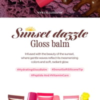 Unleashia Sunset Dazzle Gloss Balm No.5 Amalfi 10g