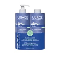 Uriage أطفال 1st كريم تنظيف 500ml x2