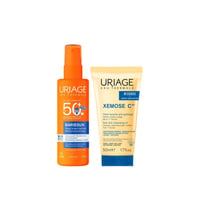 Uriage Bariésun Niisutav Lastesprei 200ml + Xémose C8+ Sügelusvastane Puhastusõli 50ml