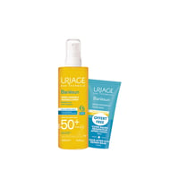 Uriage Bariéبخاخ شمس SPF50+ 200ml + Bariéشمس إصلاح بلسم بعد الشمس 50ml