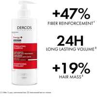 Vichy Dercos Energising Stimulating Shampoo Hair Loss 400ml