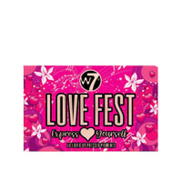 W7 Makeup Love Fest Pressed Pigment Palette (1.26oz)