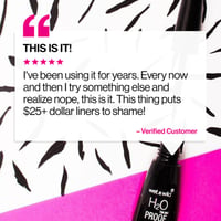 Wet n Wild محدد عيون سائل مقاوم للماء H2O Proof Black 5ml
