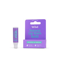 Wild Natural Baume à Lèvres Recharge Coco & Vanille 4,5g