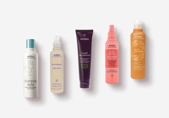 Los mejores productos de Aveda: una selección de productos veganos para el cuidado del cabello.