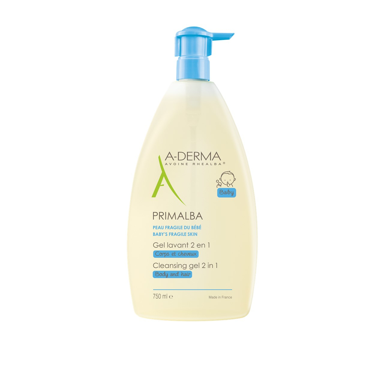 A-Derma Primalba Baby Gentle Cleansing Gel 750ml