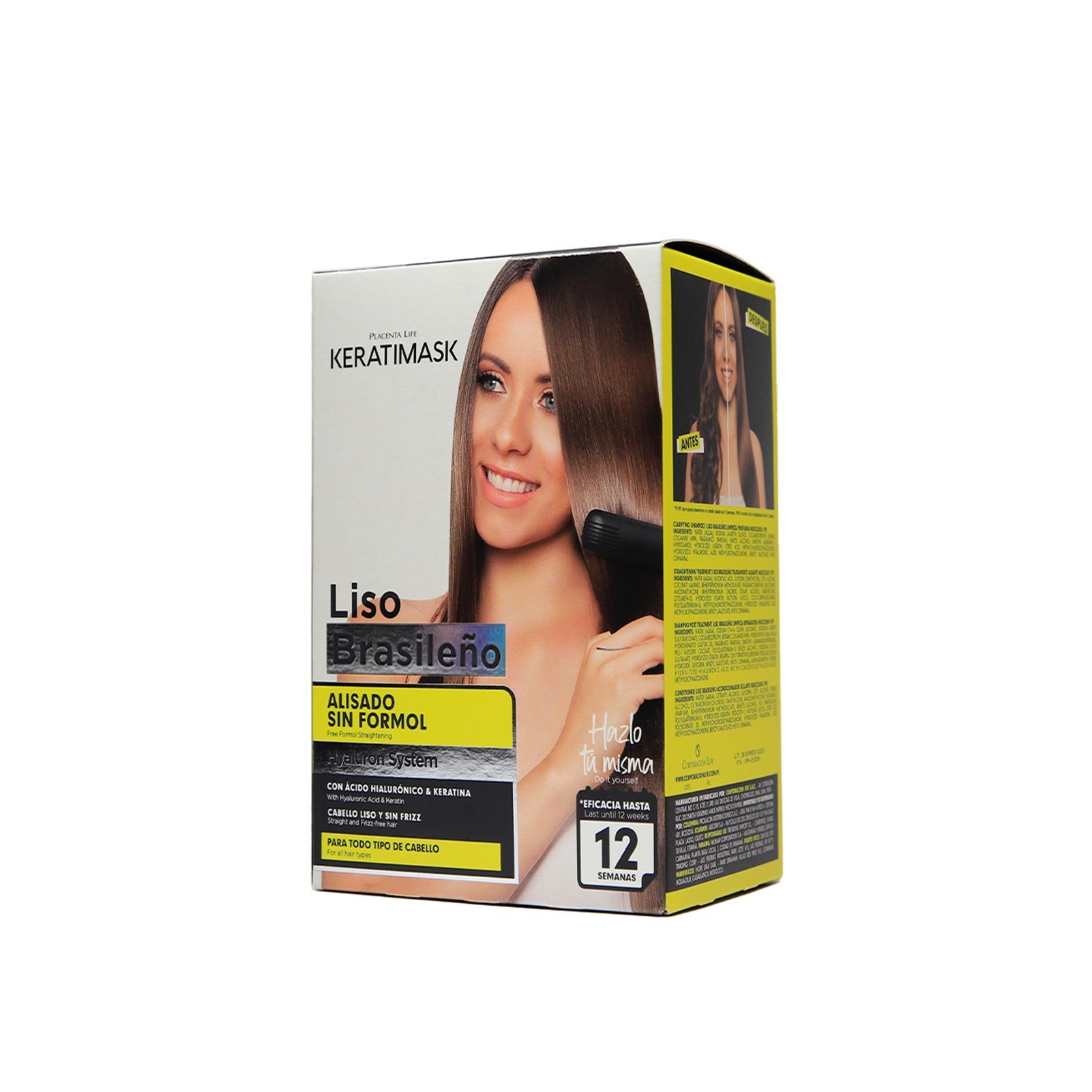 BeNatural Keratimask Brazilian Straightening Kit