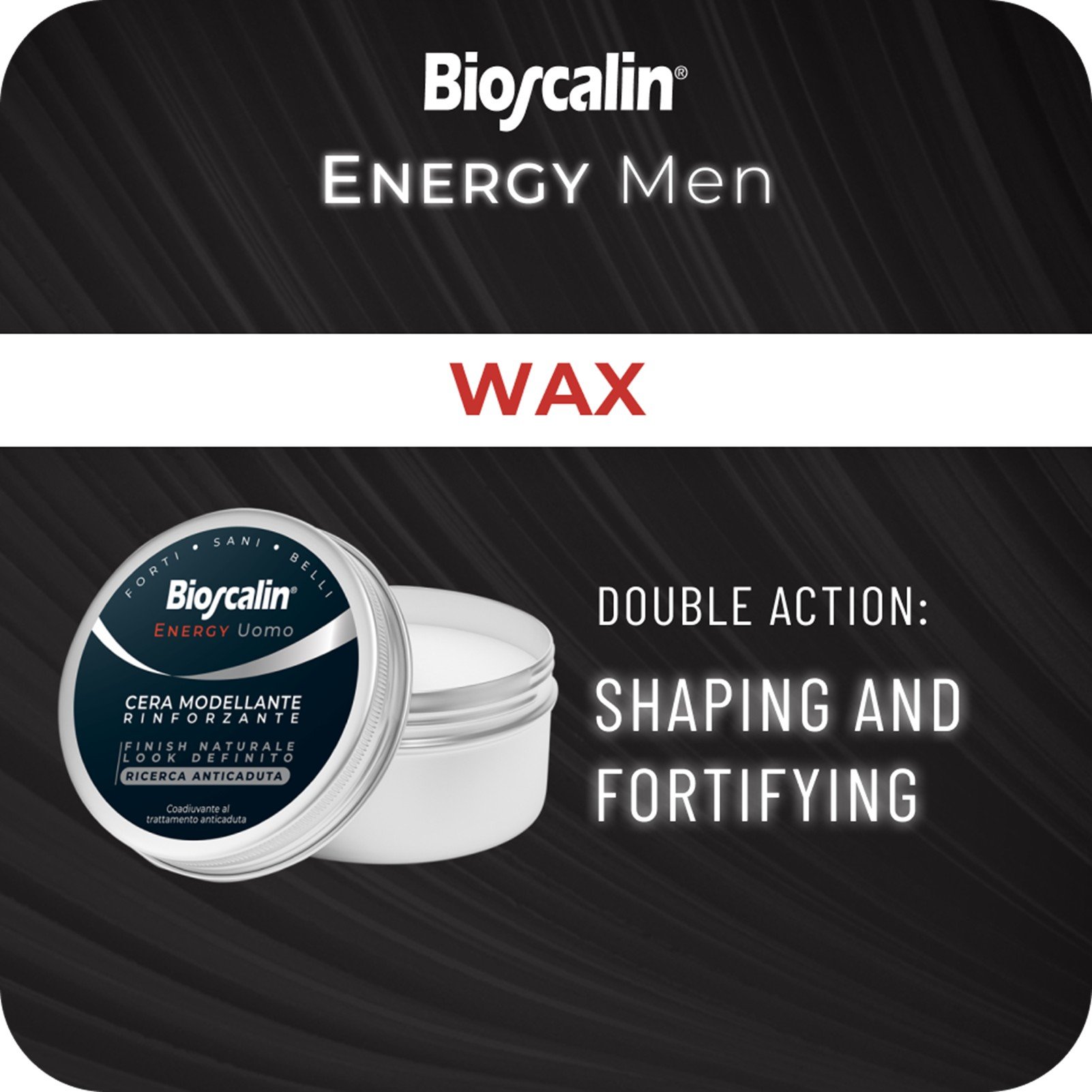 Bioscalin Energy Uomo Fortifying Modelling Wax 60ml