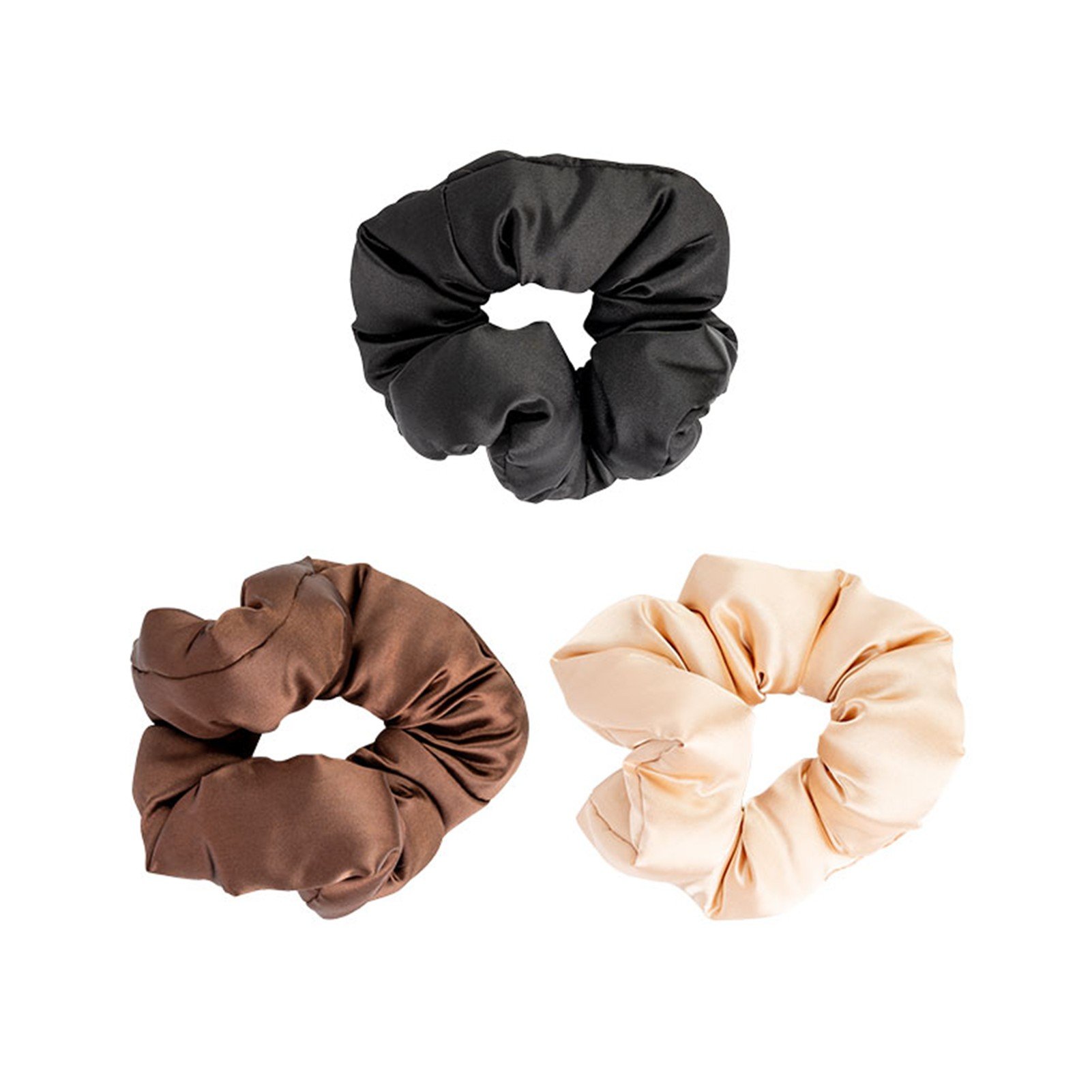 Brushworks Large Classic Cloud Scrunchies x3