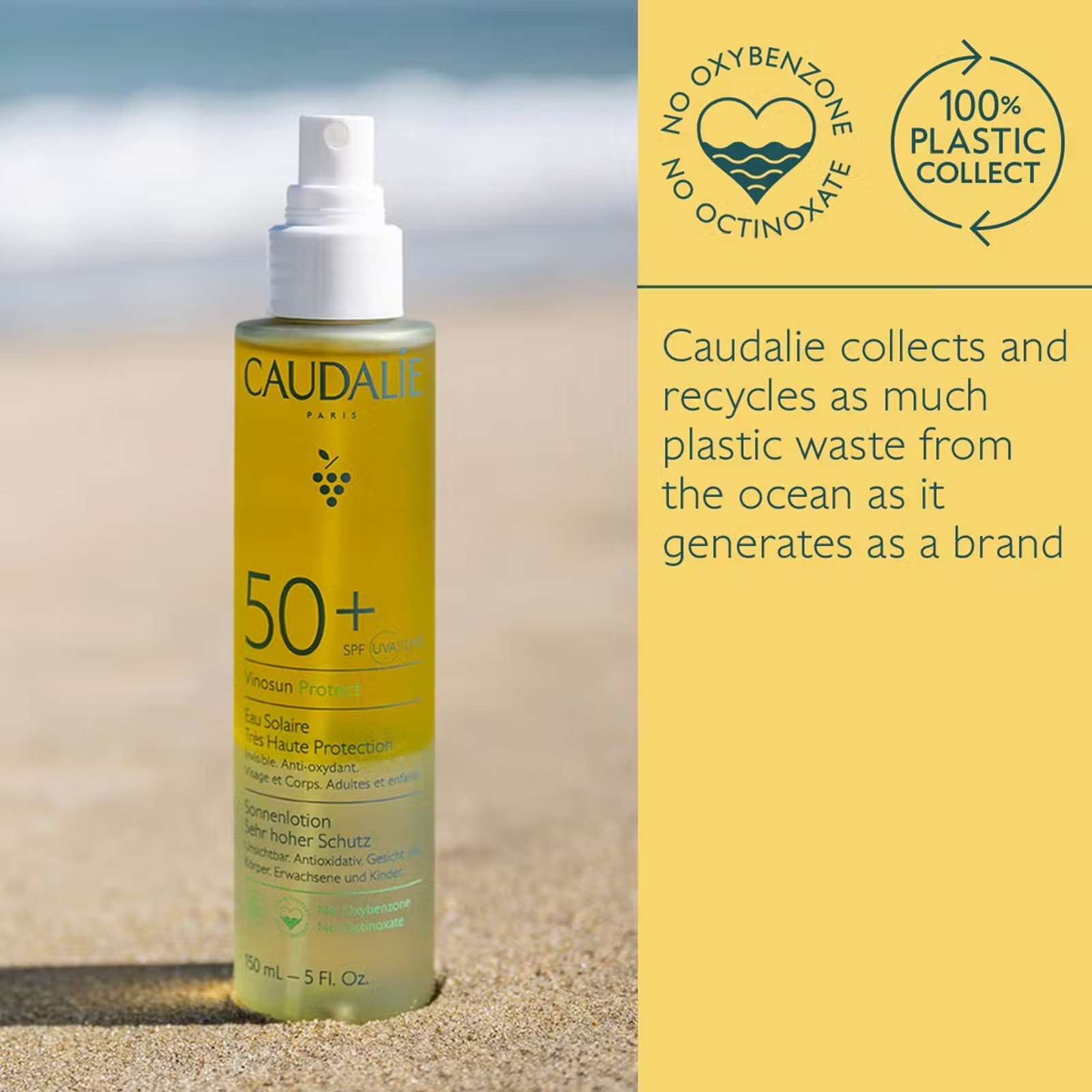Caudalie Vinosun Protect Very High Protection Sun Water SPF50+ 150ml