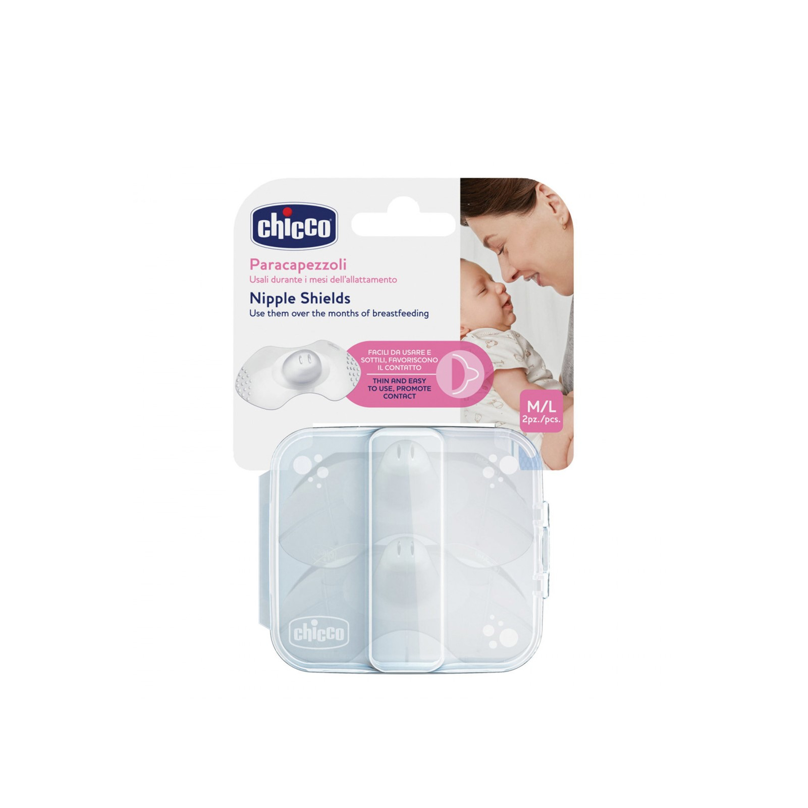 Chicco Silicone Nipple Shields x2