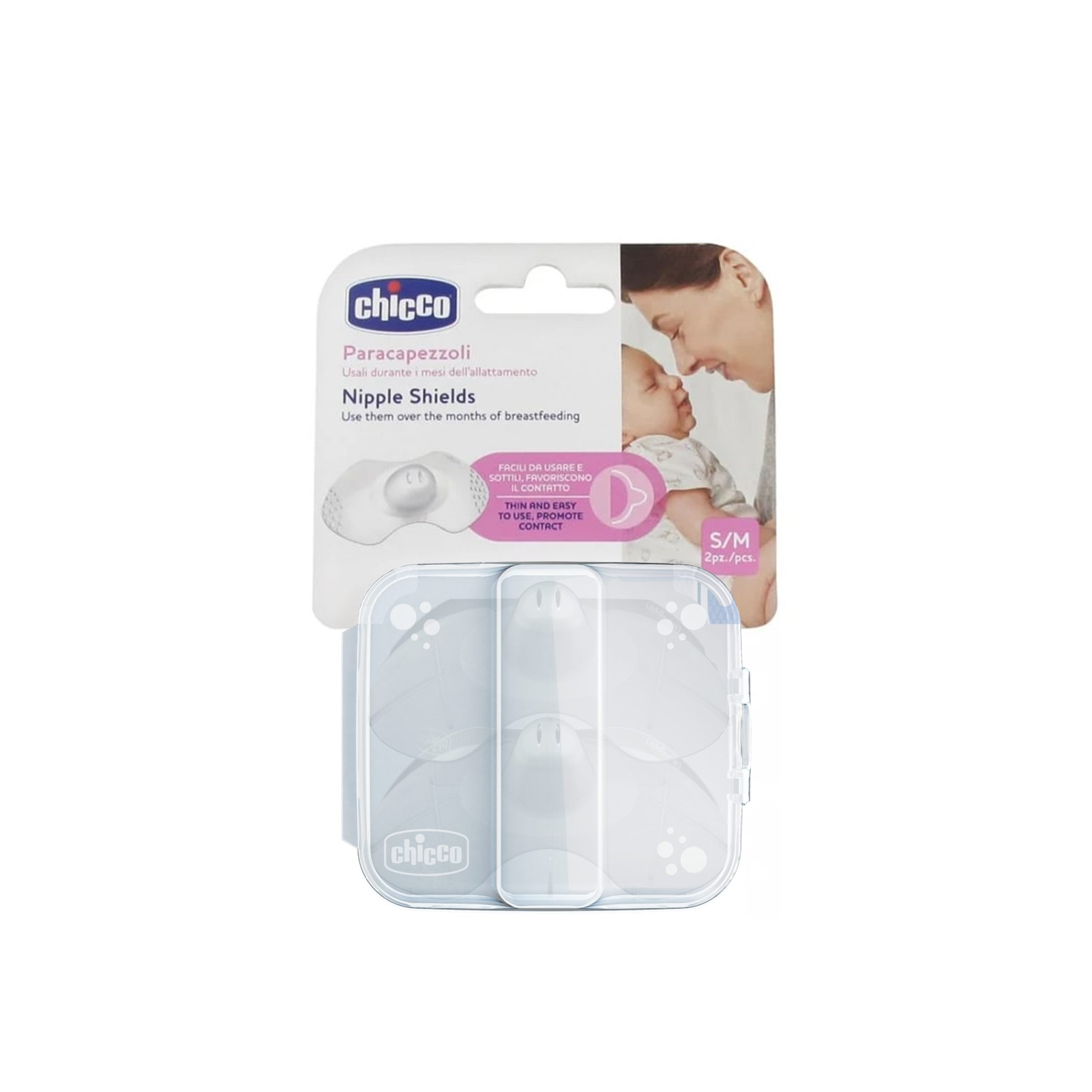 Chicco Silicone Nipple Shields x2