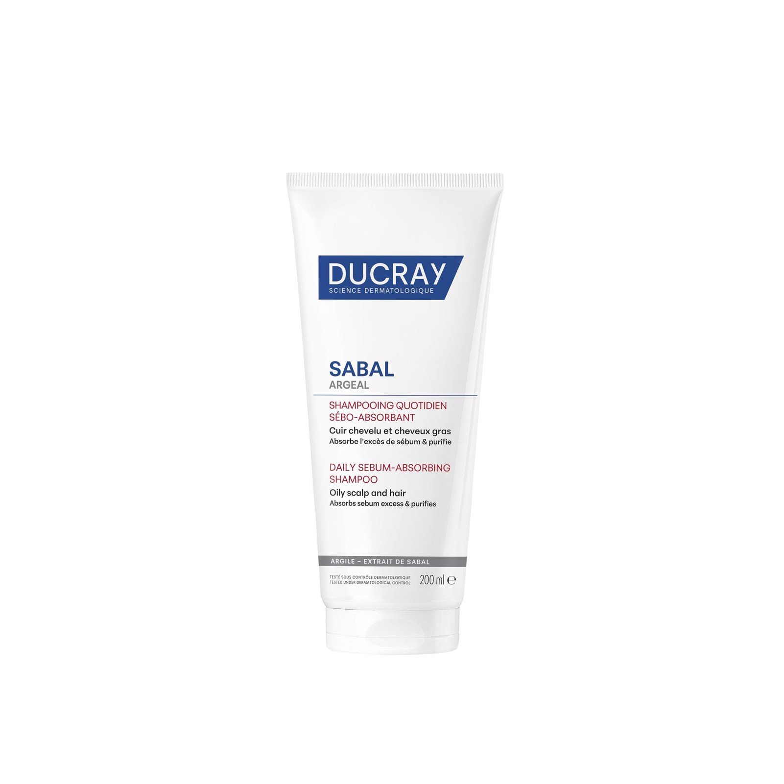 Ducray Sabal Argeal Daily Sebum-Absorbing Shampoo 200ml