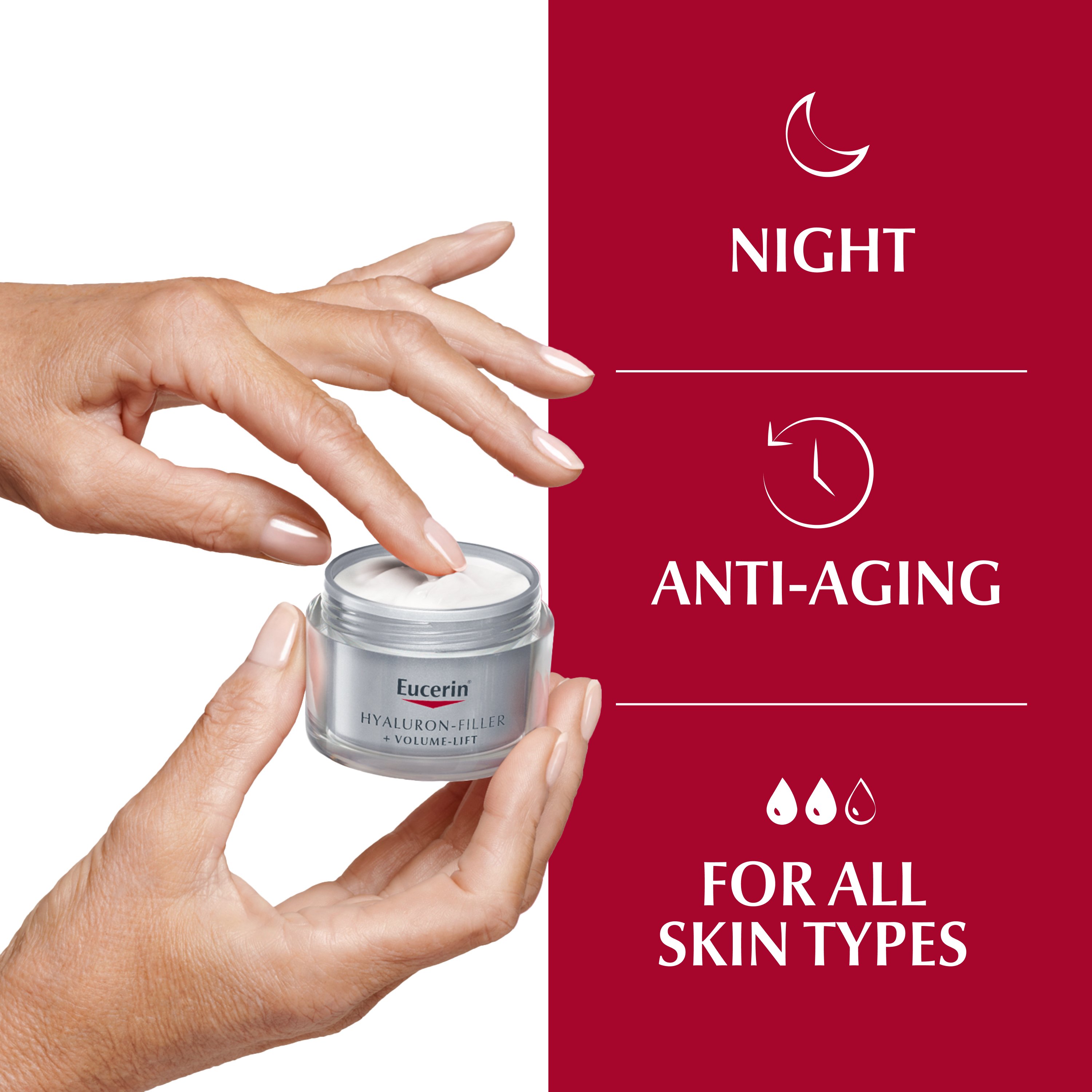 Eucerin Hyaluron-Filler + Volume-Lift Night 50ml (1.69floz)