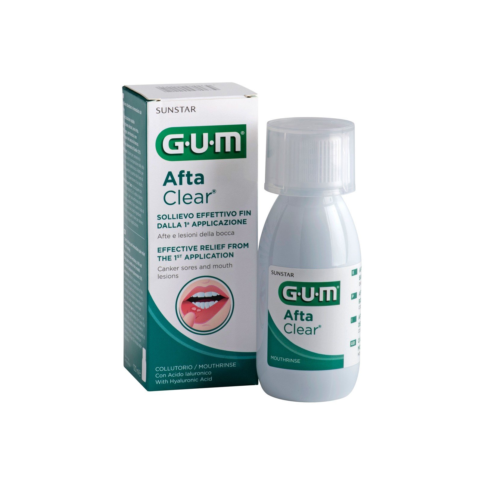 GUM AftaClear Mouthwash 120ml