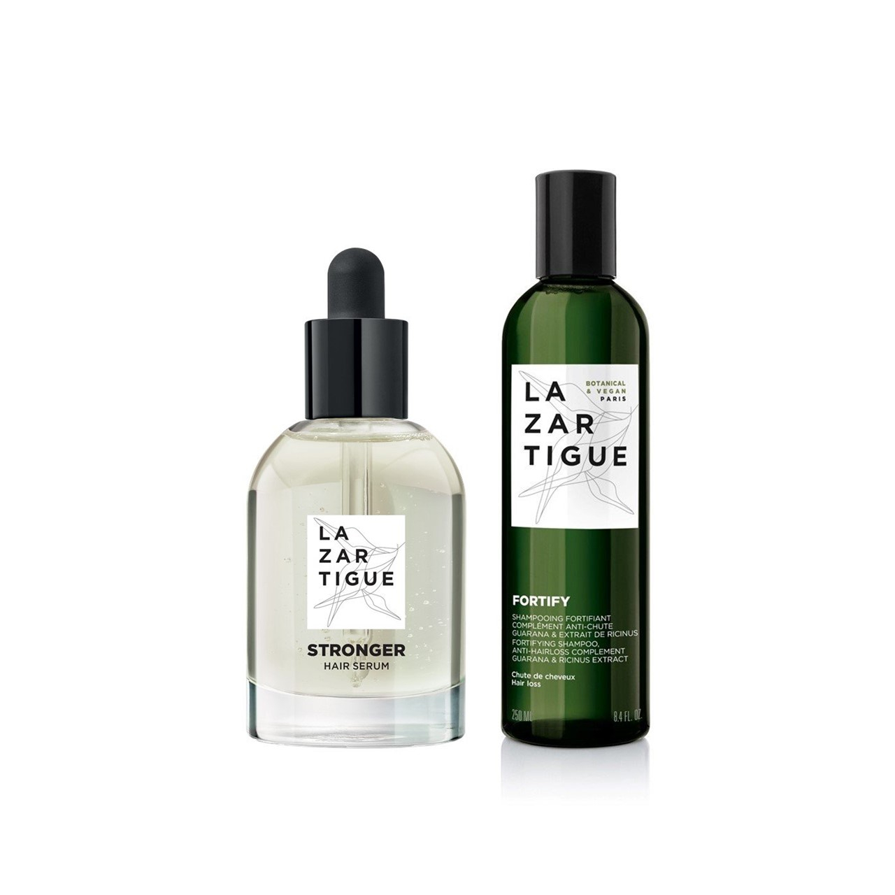 Lazartigue Stronger Hair Serum 50ml + Fortify Fortifying Shampoo 250ml