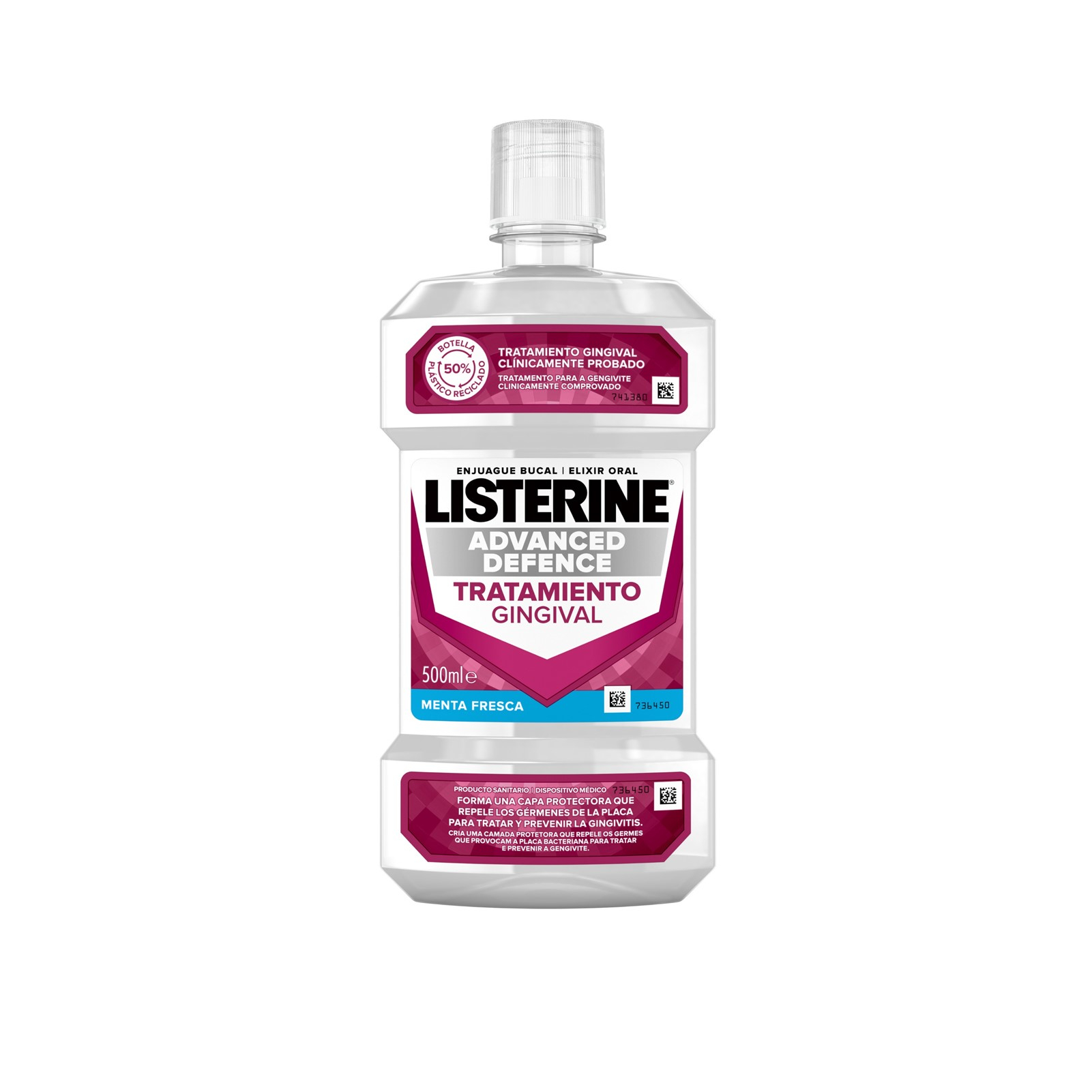 Listerine Advanced Defence Gum Treatment Mouthwash 500ml