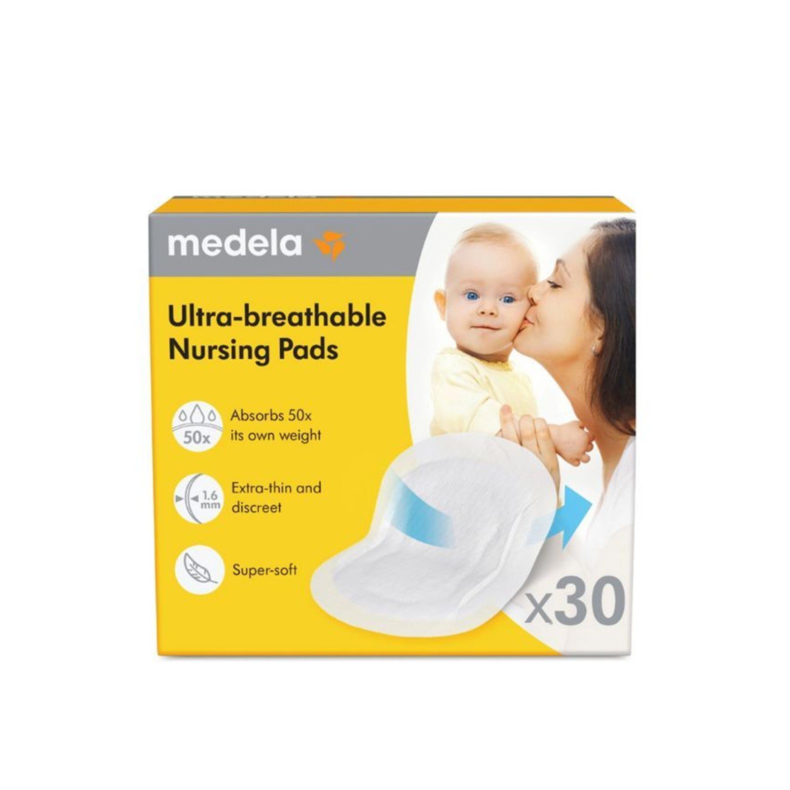 Medela Ultra-Breathable Nursing Pads x30