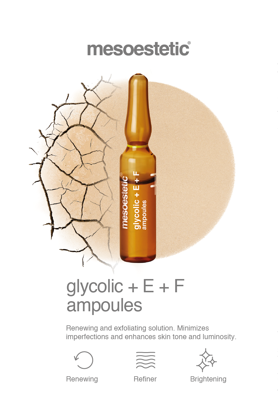 Mesoestetic Glycolic Acid 10% + Vit E&F Ampoules 10x2ml