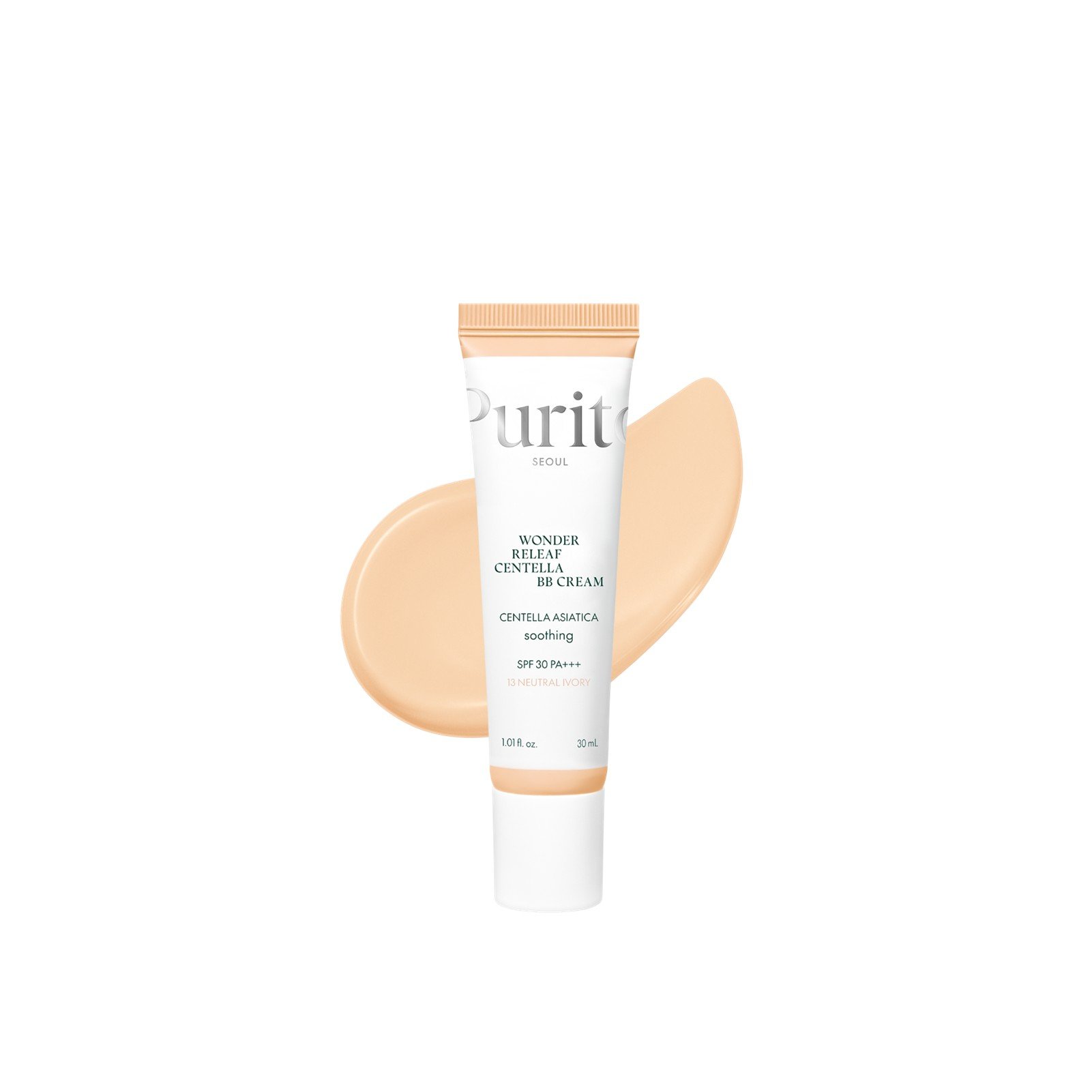 PURITO Wonder Releaf Centella BB Cream SPF30 13 Neutral Ivory 30ml