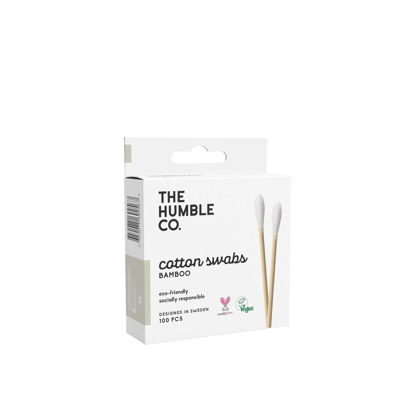 The Humble Co. Cotton Swabs Bamboo White x100