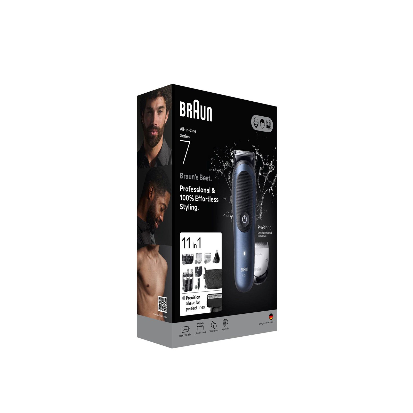 Braun Series 7 All-In-One Trimmer 11-In-1 Styling Kit AIO7540 USA