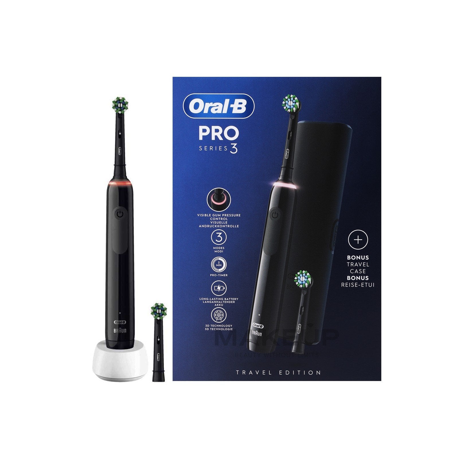 Oral-B Pro 3 3500 Black Edition Cross Action x2 Electric