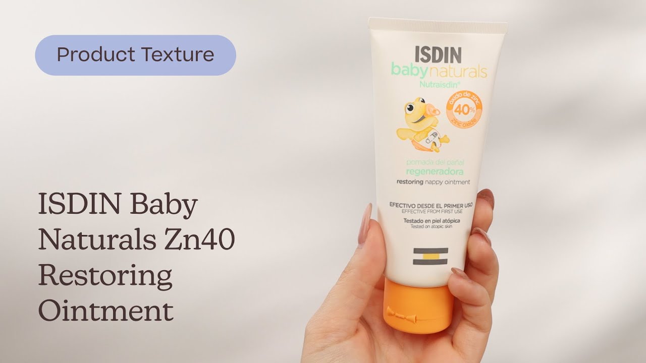ISDIN Baby Naturals Zn40 Restoring Ointment | Texture