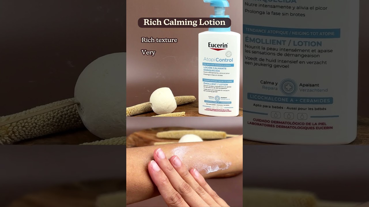 Qual o hidratante corporal Eucerin AtopiControl a utilizar